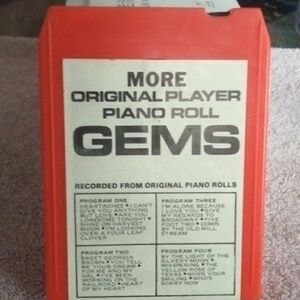 Vintage 8 track tape more original player piano music